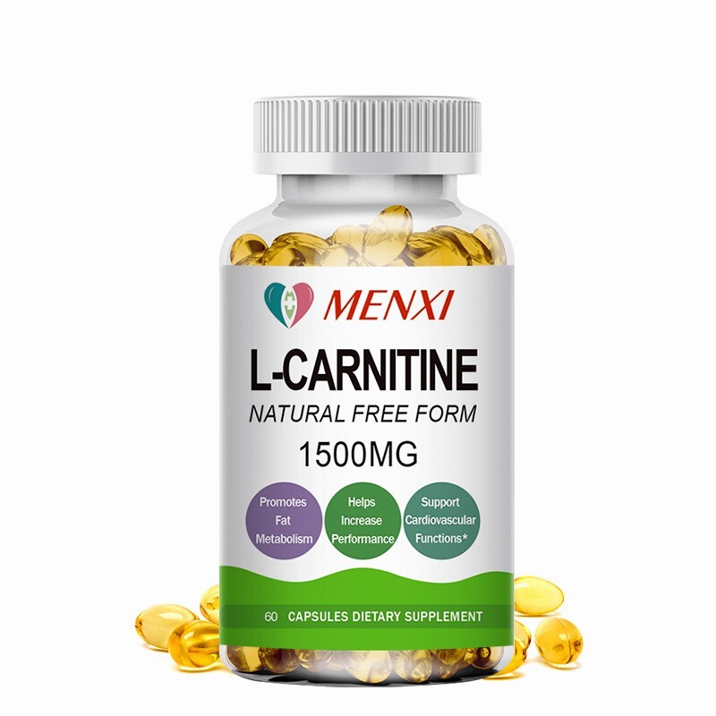 60/120/240PCS L-Carnitine Capsules 1500mg Weight Loss Metabolism Activator