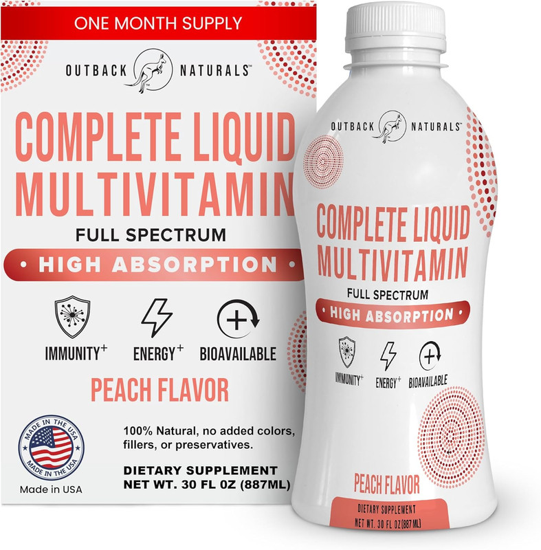 Liquid Multivitamins – High Absorption Multivitamin with Minerals, Amino Acid... gallery