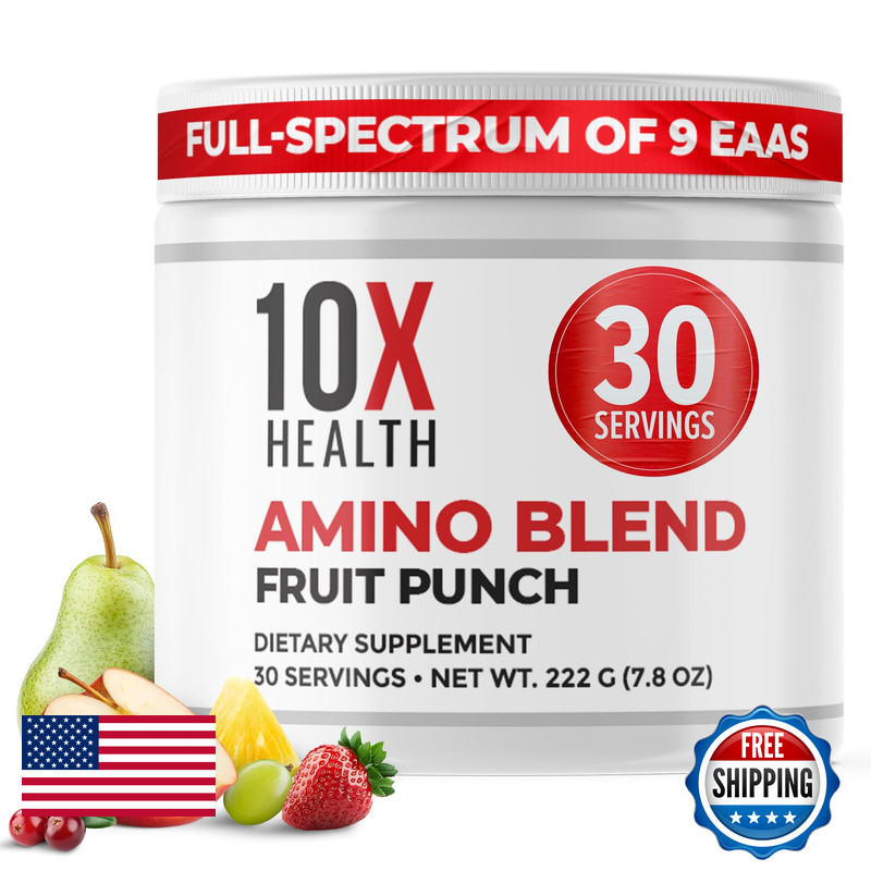 10X Health System 10X Health Amino Acids – 30 Servings Of Eaa Bcaa Powder Pre