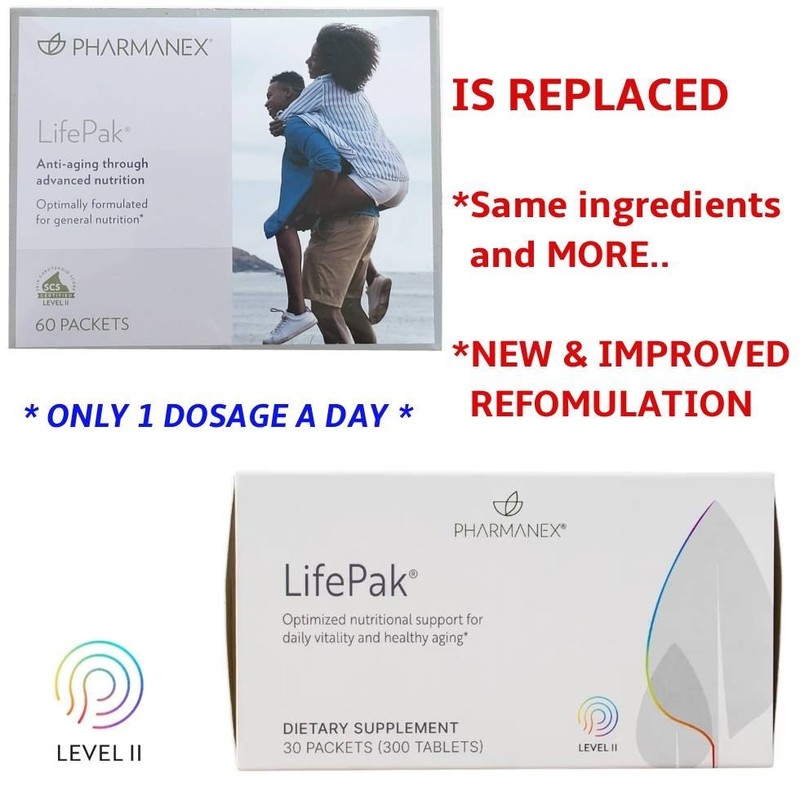 Nu Skin Pharmanex Lifepak Anti Aging (TABLET) 2pack - NEW PRODUCT 09/2027 gallery