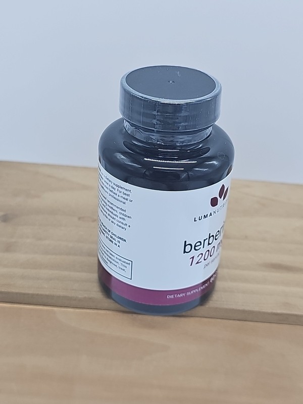 Berberine HCL Supplement 1200mg Vegan Gluten Free Non-GMO 60 Capsules LumaNutrit gallery