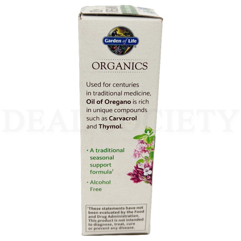 Garden of Life Organics Oil of Oregano Seasonal Drops 1fl oz Lot of 2 gallery