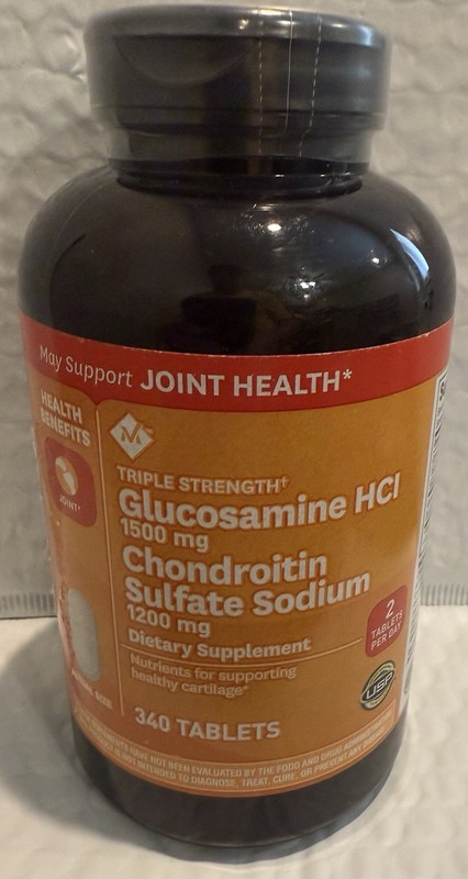 Member’s Mark Glucosamine 1500mg + Chondroitin 1200mg 340 Tabs