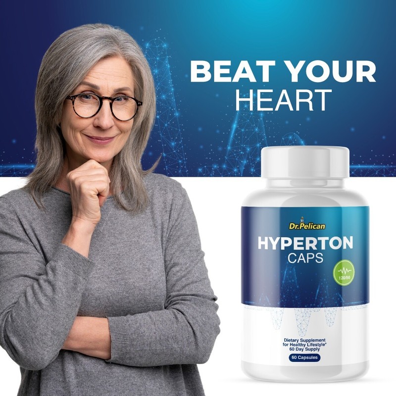 Hyperton Caps- Blood Support- 4 Bottles- 240 Capsules gallery