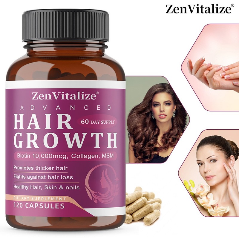 Hair Growth Capsules Biotin Hair Skin Nails Health Fights Against Hair Loss