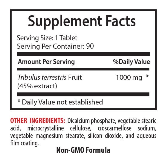 Active Strength - TRIBULUS TERRESTRIS EXTRACT - Balanced Wellness 1 Bottle 90Tab gallery