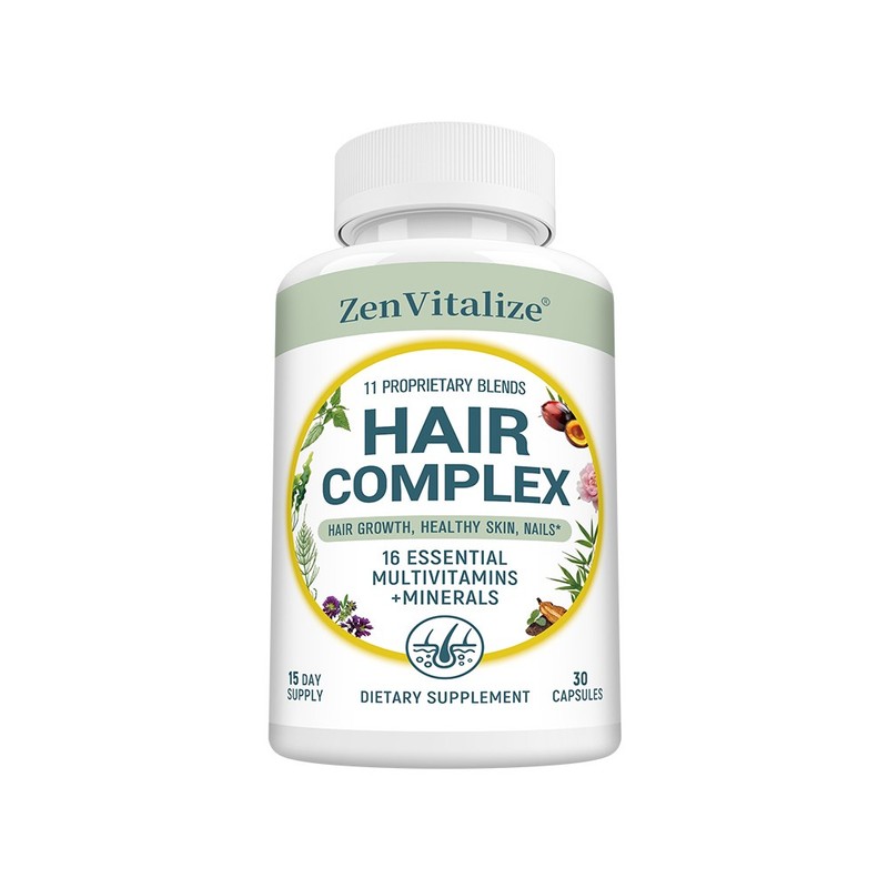 Hair Complex Supplement Increased Body Defenses Supports Skin Nails Cell Health