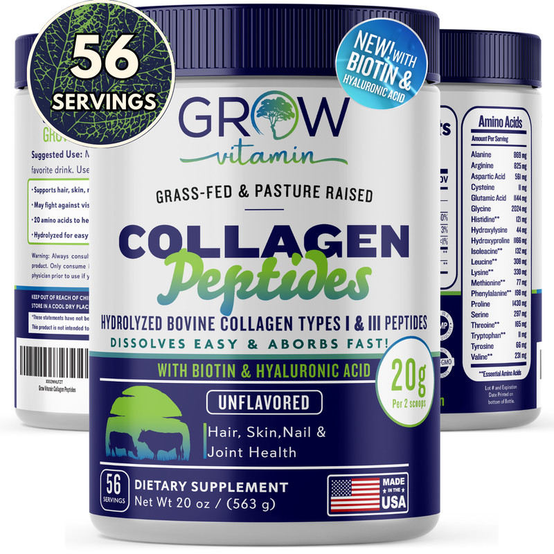 Beyond Collagen, With Biotin & Hyaluronic Acid , 20 oz