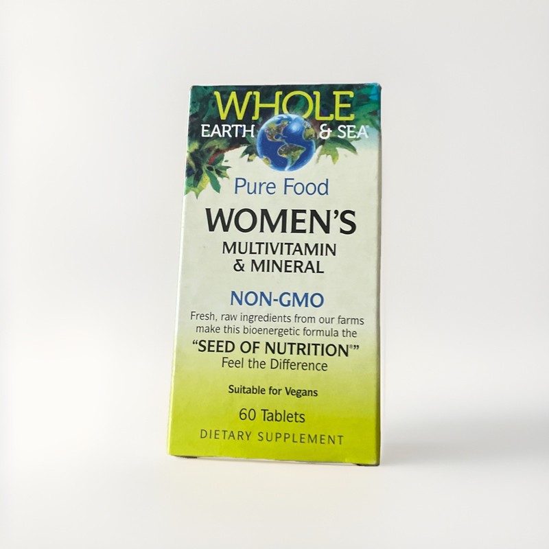 Whole Earth Sea from Natural Factors, Womens Multivitamin Mineral 60qty