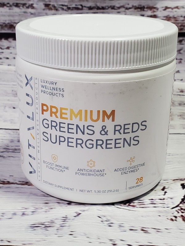 Vitality #1 Rated Greens & Reds Superfood Powder With Enzymes, 5.30 Oz