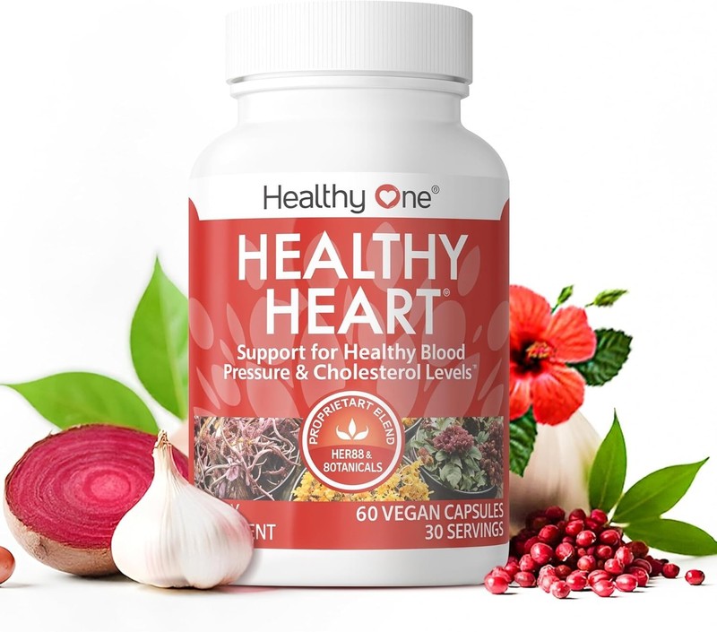 Healthy Heart Supplement: 8 Powerful Ingredients for Heart & Cholesterol Care