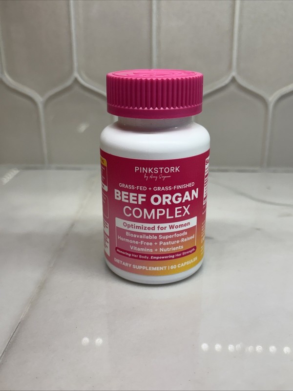 PINKSTORK Grass-Fed Beef Organ Complex 60 Capsules Hormone-Free Women