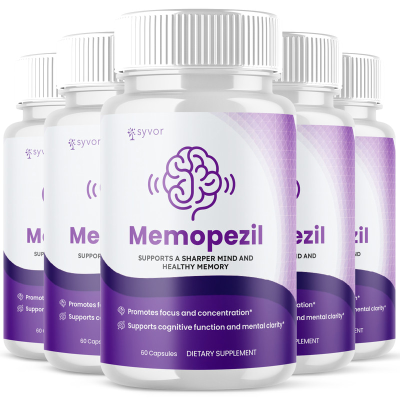 (5 Pack) Memopezil Nootropic All Natural Brain Supplement Memo Pezil 300 Capsule