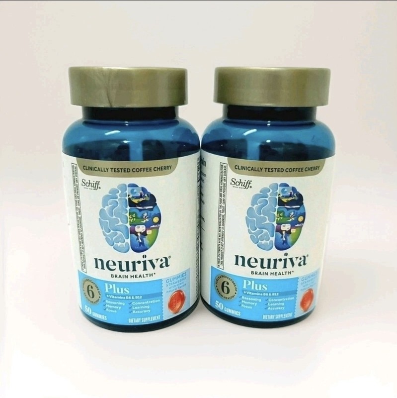 Neuriva Plus Brain Health Supplement Strawberry 50 X 2 = 100 GUMMIES 2027+