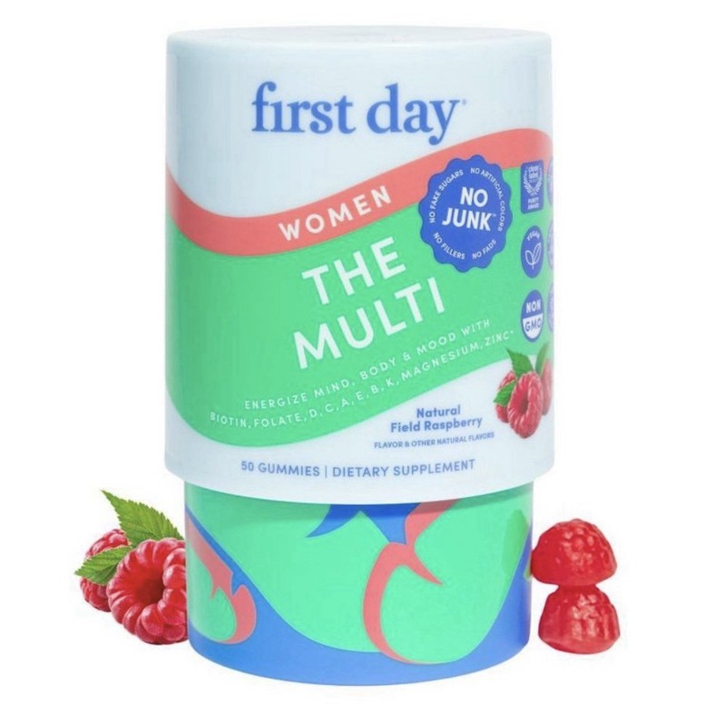 First Day Women’s The Multi Gummy, Superfoods Multivitamin For Women, 50 Gummies