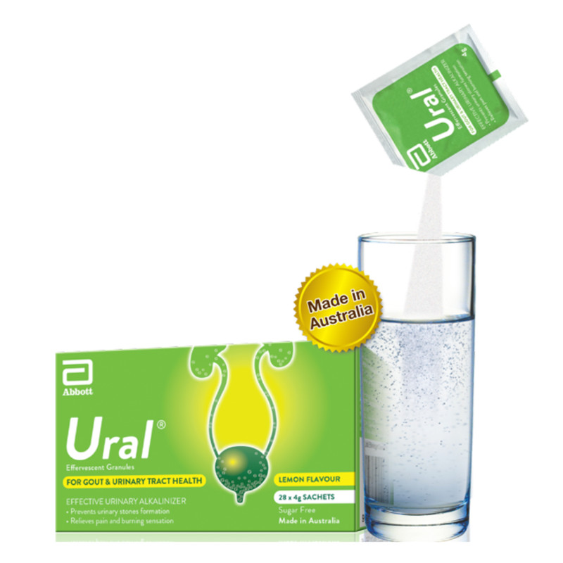 1 X Abbott Ural Effervescent Granules – Lemon Urine Alkaliniser 28 Sachets gallery