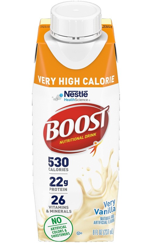 Boost Very High Calorie Nutritional Drink Very Vanilla, Made with Natural Van... gallery