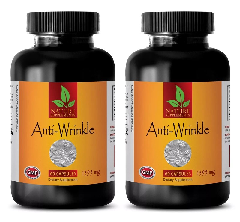 Refined texture – ANTI-WRINKLE COMPLEX – Smoother skin 2 Bottles 120 Capsules