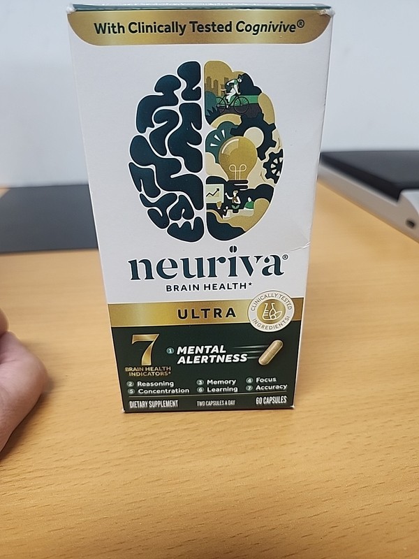 Neuriva Ultra Brain Health Mental Alertness Memory Focus 60 Capsules