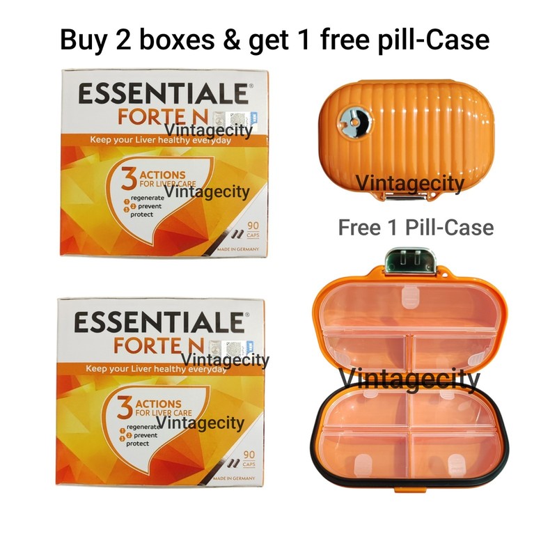 2 boxes Essentiale Forte N (Exp09/2027) Liver Detox & Liver Tonic Supplement 90s