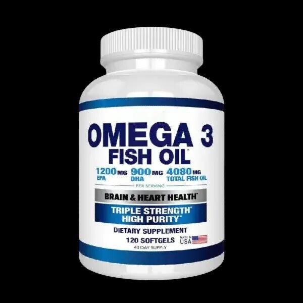 Tarmya’s Wild Caught Omega 3 Fish Oil – 120 Softgels