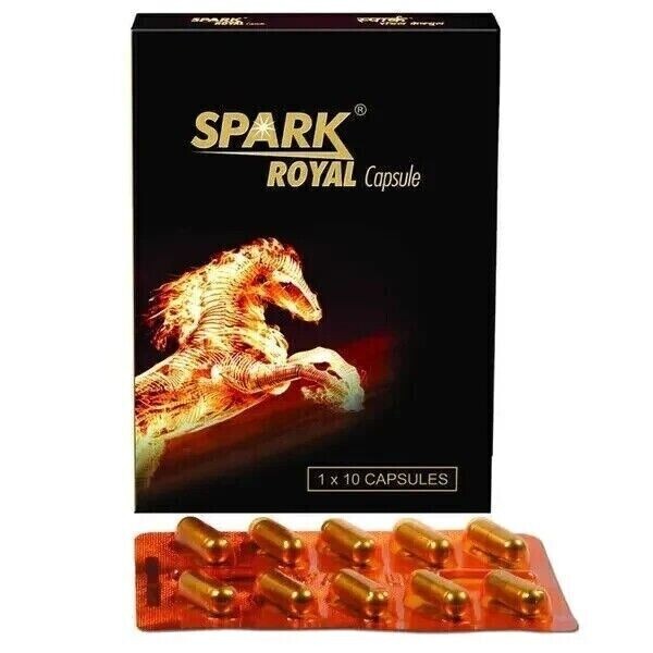 3 x Spark Royal 30 Caps For Men’s Health Exp March 2028